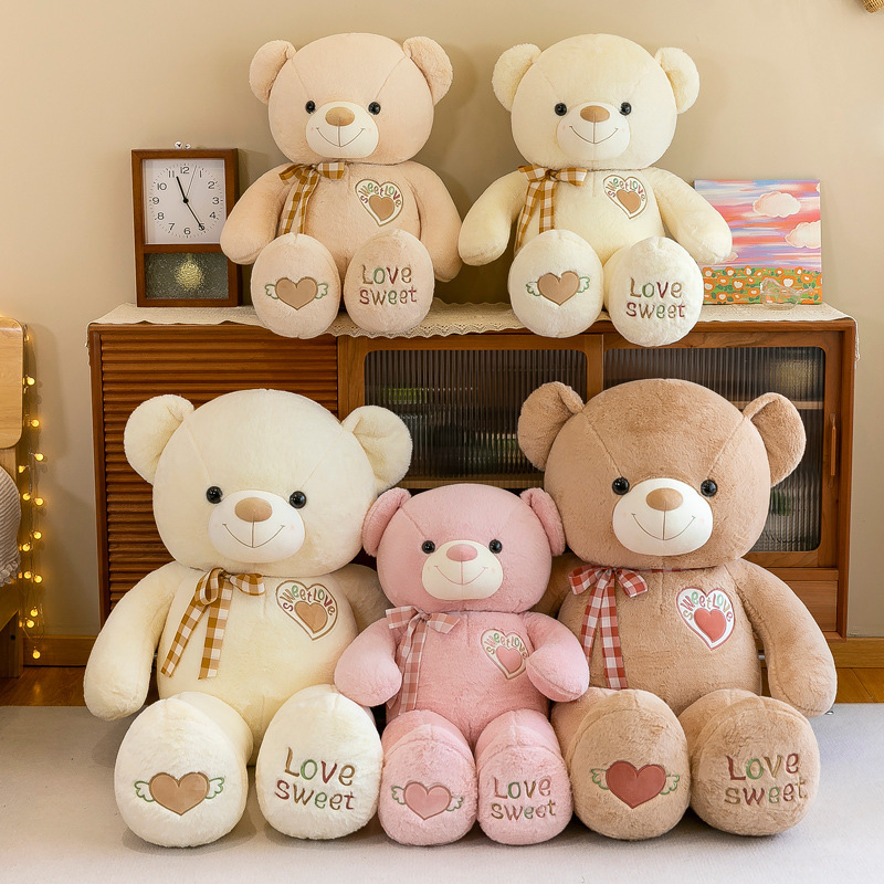 New large Love Teddy Bear plush toy confession girl hug bear doll cross-border plush toy wholesale