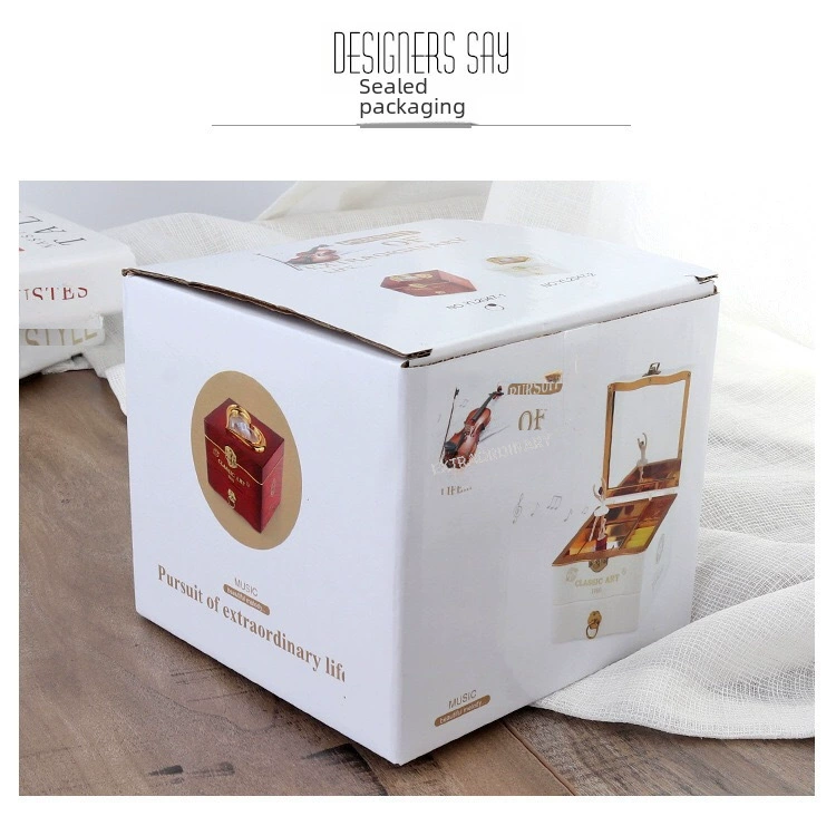 Creative storage system, rotating dancing music box, 2020, new collection, handmade