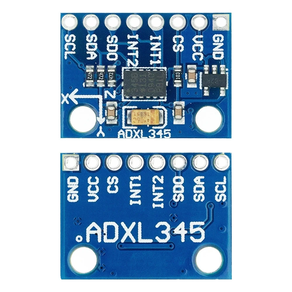 ГК-291 ADXL345 цифровой модуль тензорирования наклона трёхосевой гравитационной скорости IIC/SPI передача