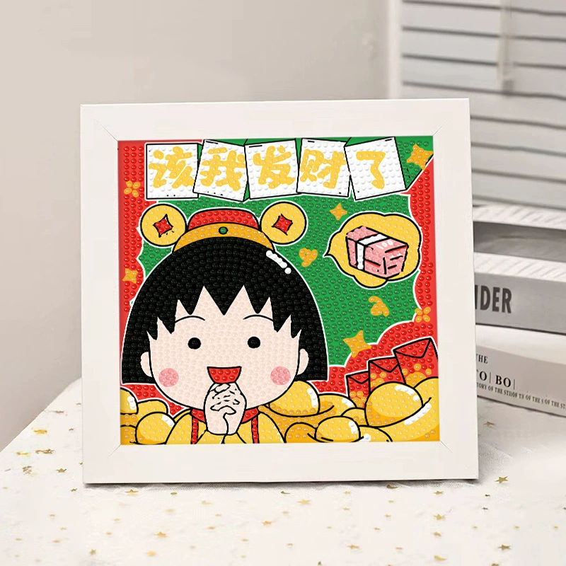 Набор для алмазной вышивки (Sanrio) Пикачу в раме, 17×17 см, комплект для полного стежка DIY