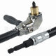 300mm extended flexible shaft head corner device 1/4 inner spring quick release interface with armrest