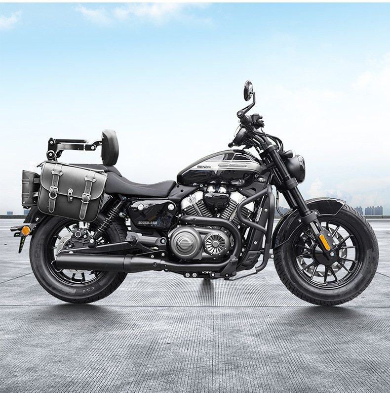Suitable for Benda Graystone 250Cvt Folding Backrest Telescopic Motorcycle Folding Backrest Driver Passenger Backrest