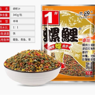 螺鲤1#1号 本味螺香鲤饵料 340g/52包