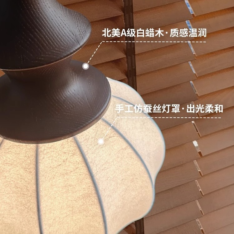 Retro francés medieval lámpara de dormitorio lámpara de mesa de comedor de alta calidad sala de lectura de madera maciza lámparas Zen