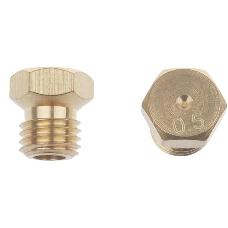 Sabaf Stove Burner Gas Stove Accessories Brass Nozzle Pure Brass Nozzle Spray Nozzle Flame Nozzle Sleeve Tube