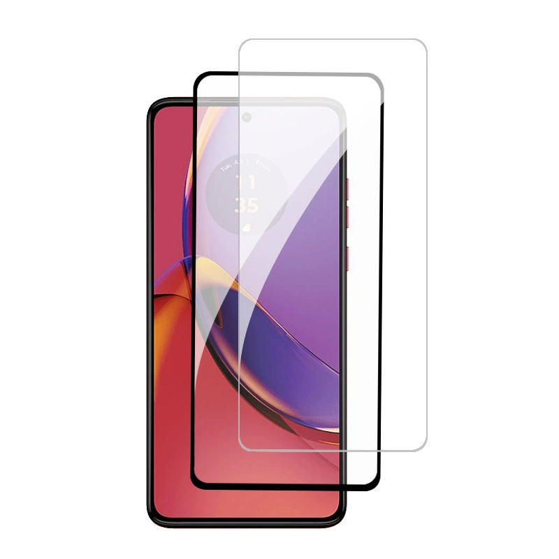 Подходит для MOTO G84 закалённая пленка с высоким алюминиевым напылением, Motorola G53 с шелкографией, двухслойная антивоздушно-падательная защитная пленка для экрана