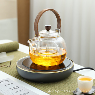 Gomi Manufacturer Direct Supply Wholesale Electric Ceramic Stove Small Tea Stove Smart Tea Maker Glass Ceramic Iron Kettle Water Boiler Household