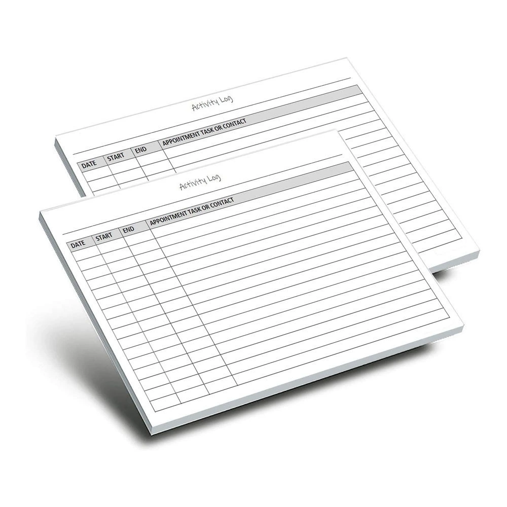 Amazon Горячая продажа A5 план отслеживания формы Activity Log Notepads Журнал активности Блокнот
