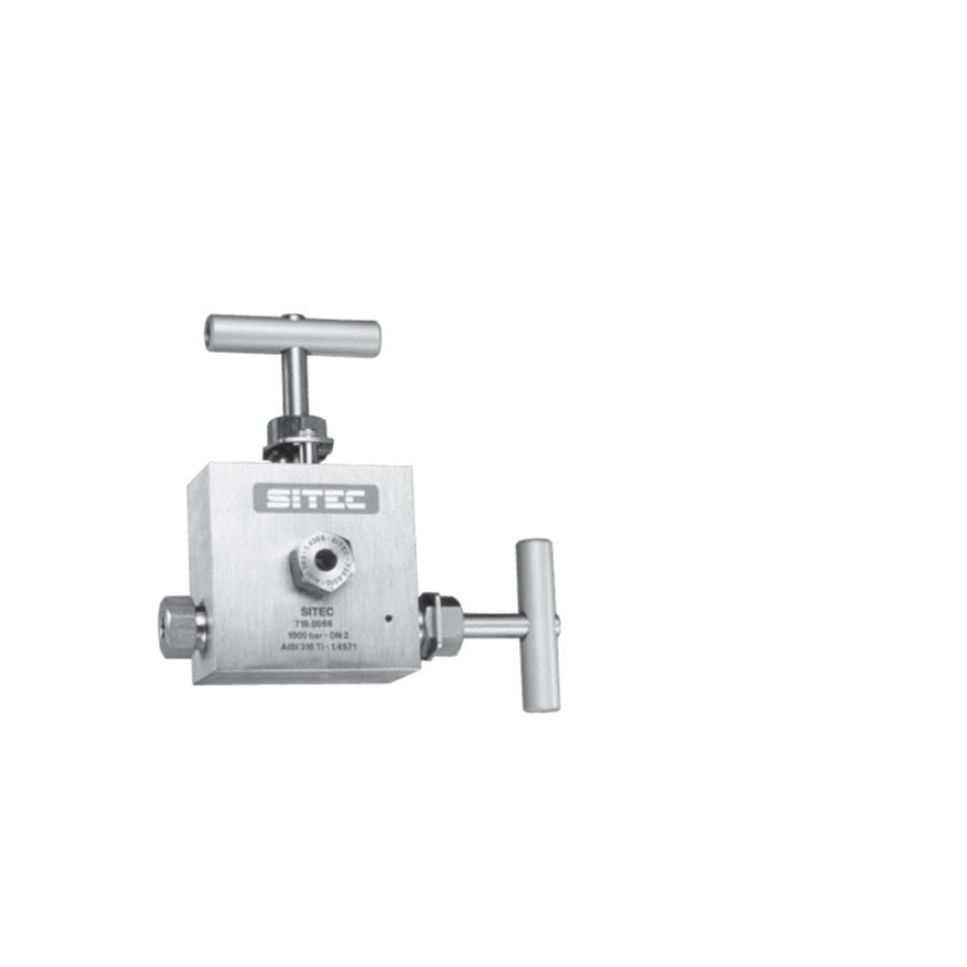 【代理】瑞士SITEC高压三通阀门  最大承压2000bar