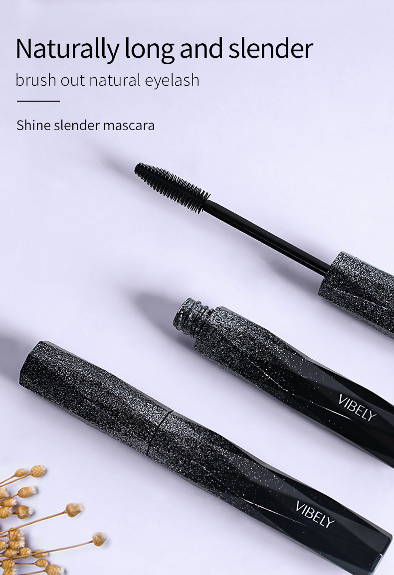 VIBELY Starry Sky Shining Waterproof and Sweat-proof 4D Mascara Curls, Thickens and does not smudge Eyelash Base Cream wholesale undefined