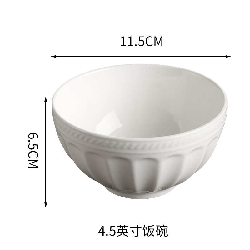 Ceramic tableware for home use, set for food, wholesale