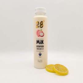 第28街荔枝白桃味牛奶乳饮料椰子味原味甜牛奶400g*15瓶整箱混合