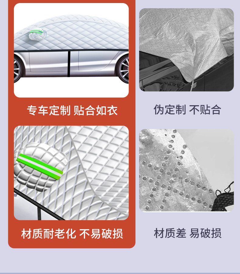 Wholesale Anti-Hail Extra Thick Quilt, Universal for All Seasons, Cold-Resistant, Warm, Sun-Proof, Rain-Proof and Snow-Proof, Universal Car Clothing and Car Cover