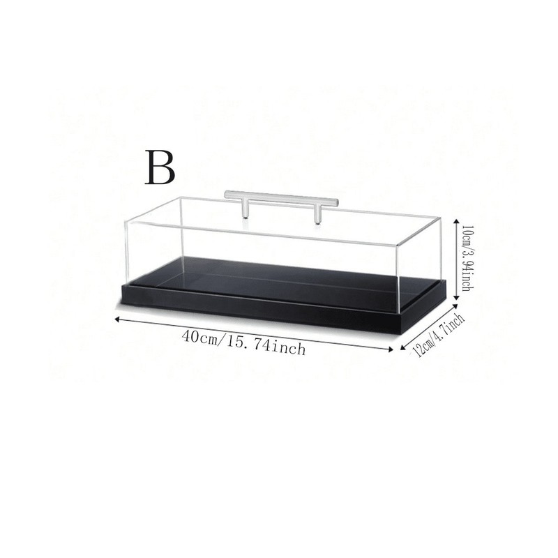 アクリル収納ボックス食品パン菓子展示ボックス透明長方形サービストレイ蓋付きパーティーテーブル|undefined