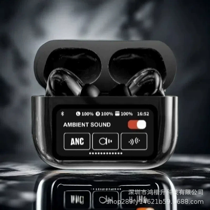 Наушники Factory Huaqiangbei True Wireless A9Pro с полноцветным экраном, сверхдлительным сроком службы батареи, высококачественные TWS-наушники с шумоподавлением Bluetooth