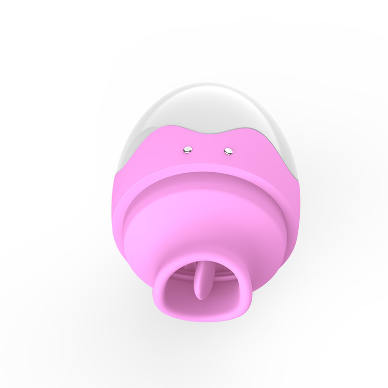 Tibei Hi-Egg Electric Tongue Vibrator, Silicone Wearable Egg with Flickering Tongue Stimulation, Purple — detail image 24