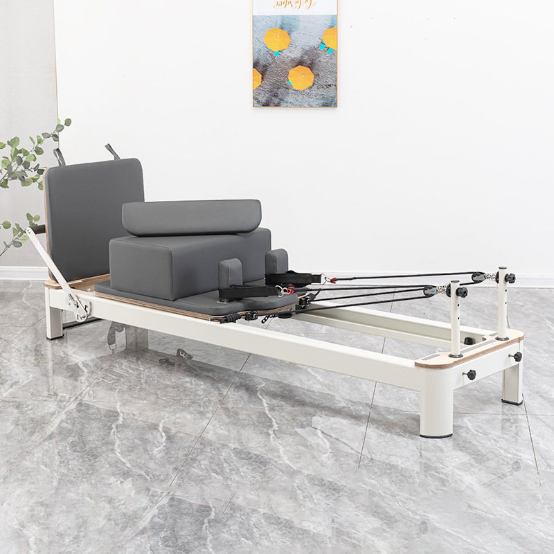 Cama pequeña de aleación de aluminio para Pilates, equipo de entrenamiento personal para estudio de yoga en casa, juego de cinco piezas, cama con núcleo de aleación de aluminio