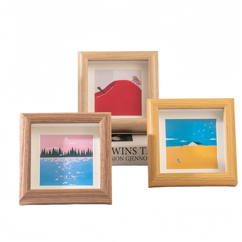 Cross-Border Handmade Hand-Painted Oil Pastel Framed Picture Frame Square Four-Square Grids Photo Frame Hollow Three-Dimensional Photo Frame Table Hanging Wall Cross-Border Handmade Hand-Painted Oil Pastel Framed Picture Frame Square Four-Square Grids Photo Frame Hollow Three-Dimensional Photo Frame Table Hanging Wall