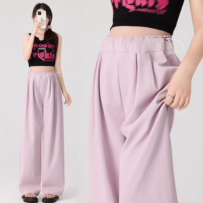 Real Shot of Maternity Pants That Don'T Squeeze the Belly, Thin Style for Spring and Summer, 2026 New Model, Summer Yamamoto Wide-Leg Pants