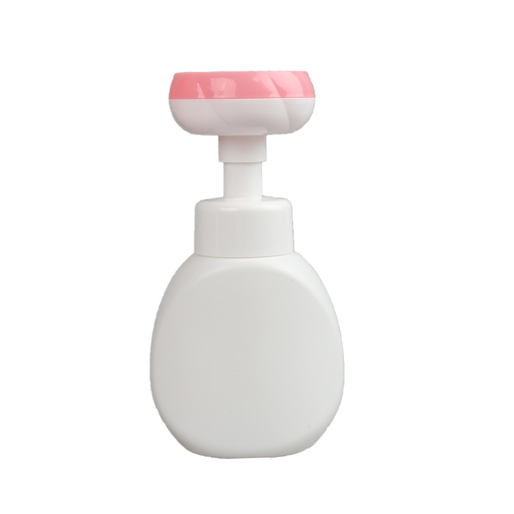 300ml flor espuma desinfectante de manos botella mousse de espuma mousse cabeza de la bomba de prensa niños desinfectante de manos botella de espuma