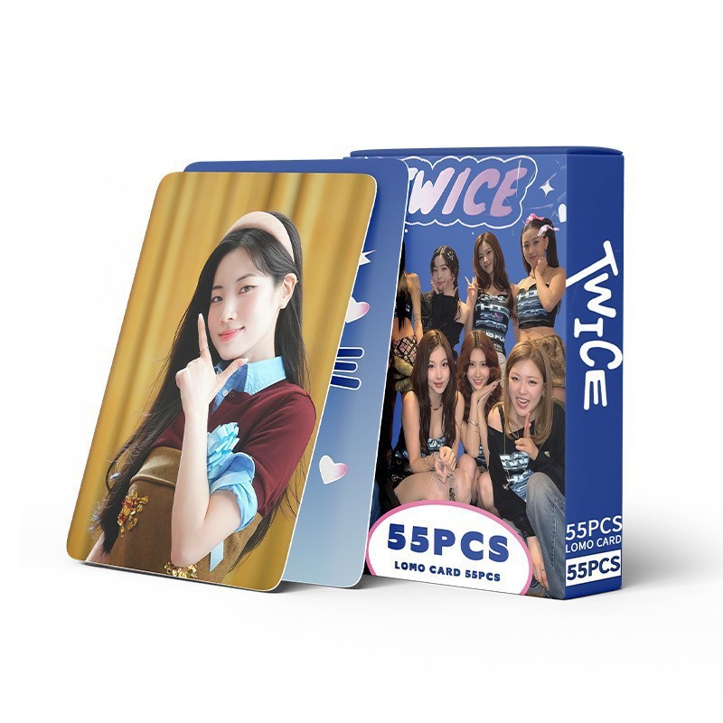 Cadena total, una gran cantidad de stock, 55 hojas de tinta BT SK IVE ATEEZ KPOP, estrellas coreanas alrededor de LOMO