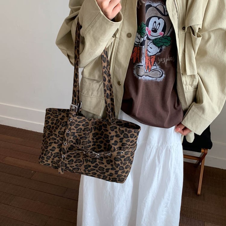 Cross-Border Suede Casual Tote Bag For Women 2025 New Trendy Autumn Korean Style Simple Large Capacity Shoulder Underarm Bag - Thumbnail 5