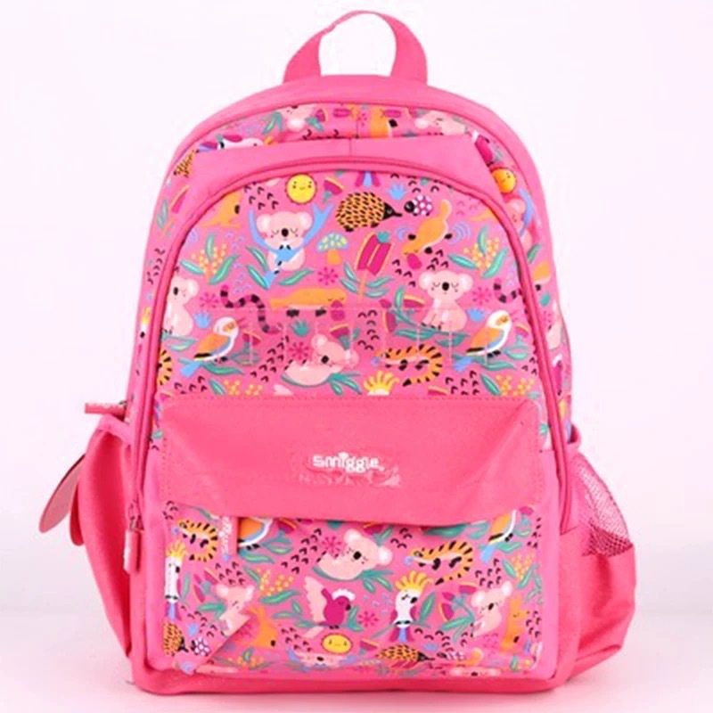 Mochila escolar australiana smiggle escuela primaria mediana hombro reducción de carga mochila ultraligera niños de jardín de infantes linda mochila escolar