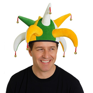 Amazon's Best-Selling Clown Hat Performance Party Props Tentacle Shape Bell Hat World Cup Carnival Hat