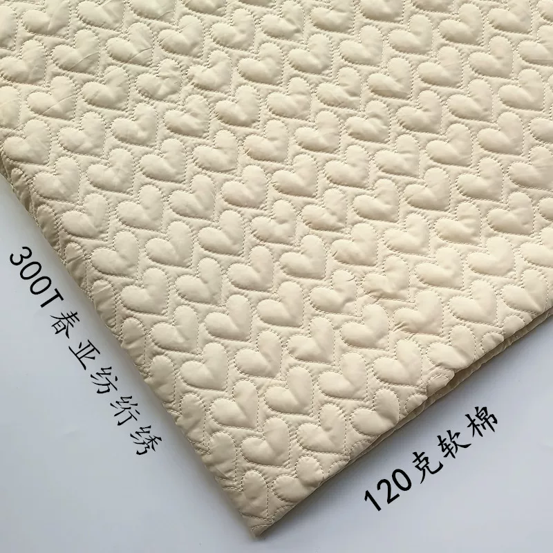 Chunya Textiles Wired Embroidery Slot Soft Cotton 300T Heart -shaped Computer Embroidery Flower Cotton Cotton Cotton Cotton Clover Cotton
