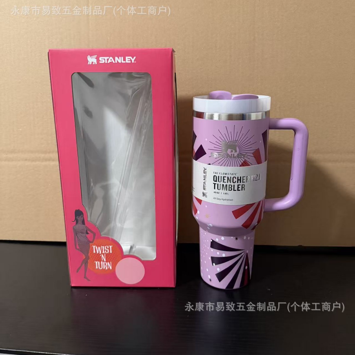 Vaso térmico Stanley Barbie 40 oz de acero inoxidable image 14