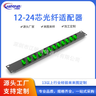 Lc24 Core Sc12 Core 1U Fiber Optic Adapter Metal Wiring Panel Strip Cabinet 2U3U Bezel Strip Shielding Blind Board