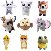 外贸跨境新品ADOPT ME宠物毛绒玩具公仔动物猫头鹰公仔玩偶