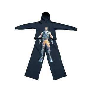 Autumn New Sweat Fashion Personality Street Style Printed Figure Men's and Women's Casual Hooded Sweat suit Top