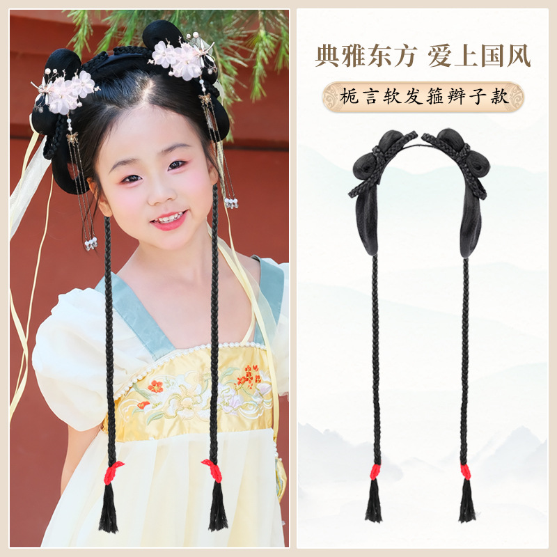 치자나무 부드러운 머리띠 브레이드 스타일