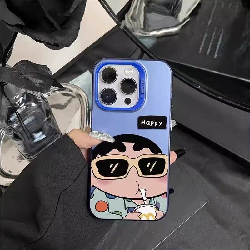 Gafas de sol Xiaoxin Adecuado para Apple 16Promax Funda para teléfono móvil Funda de gas personalizada iPhone15/14/13 Texto 12