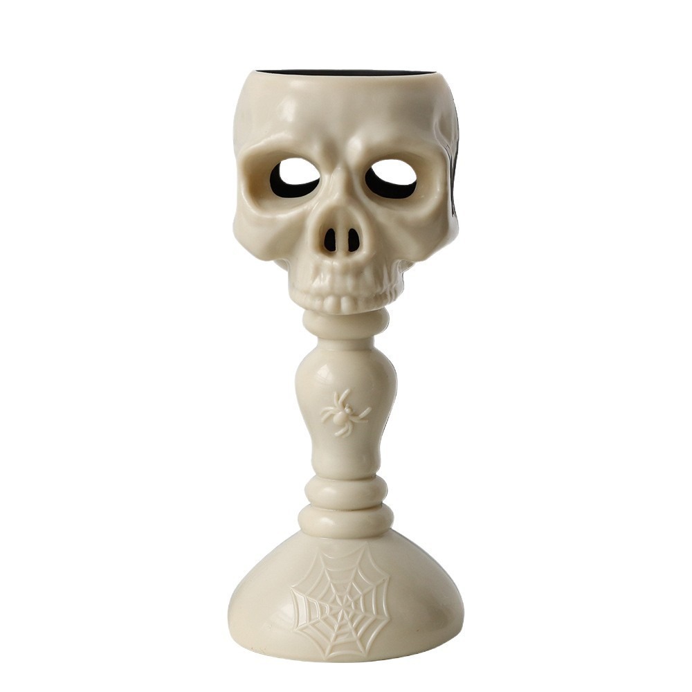 Nuevo Halloween decoración lámpara calavera candelabrera LED iluminante lámpara de noche tabla de fantasmas de la atmósfera del festival de props