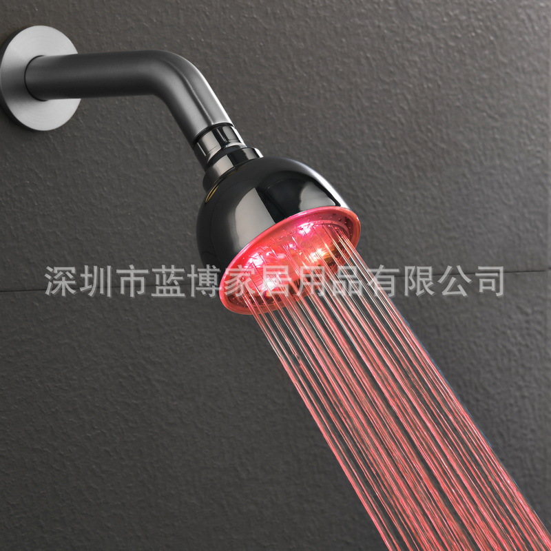 Ducha LED pequeño spray superior colorido spray superior LED ducha spray superior nueva Ronda moda spray superior 8010-A4