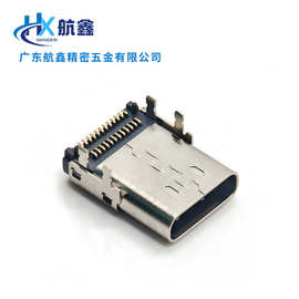 type-c 双贴24PIN加长款115./12.4USB3.2连接器母座