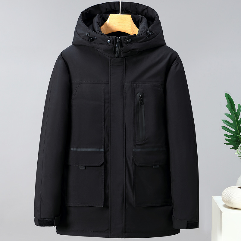 (2개) 면화 패딩 재킷 남성용 겨울 야외 스포츠 여행 두꺼운 방풍 두꺼운 면화 패딩 재킷 의류 방청 의류 도매