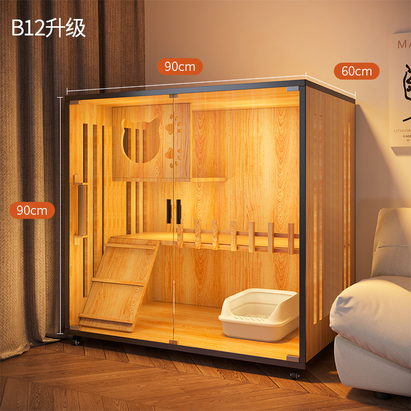 B12 방수 모델 90x60x90CM, 1.2cm 두께의 후면 패널 비교