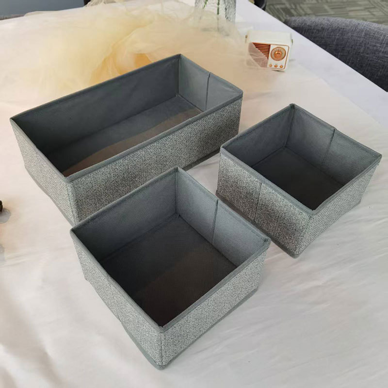Caja Organizadora Plegable para Ropa Interior de Tela, Lavable, para Cajones image 54