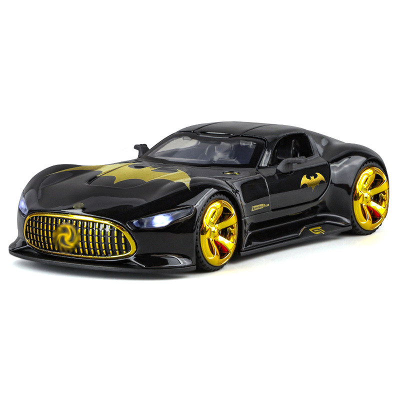 1:32 Benchi AMG alloy car model acousto-optic force simulation sports car model boy car toy chattering blind box