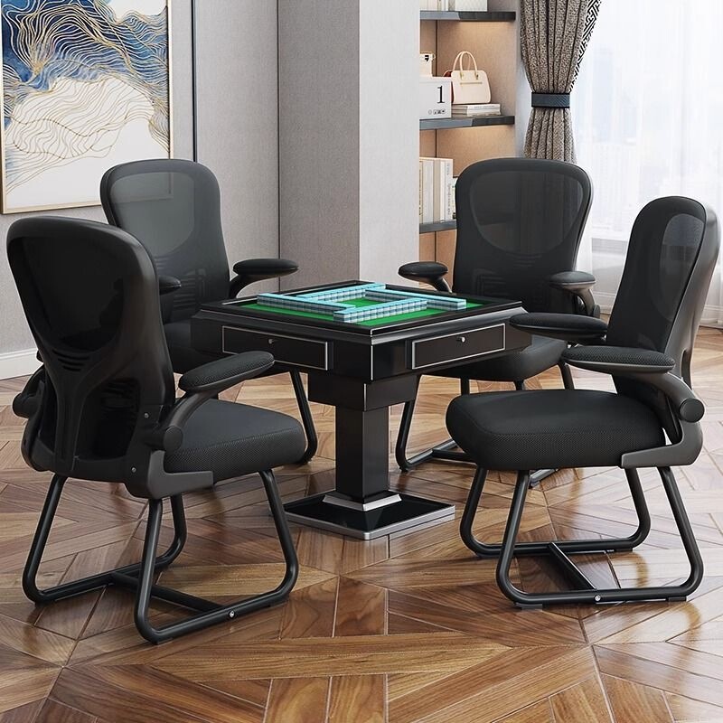 Mahjong chair, designed for mahjong rooms, comfortable for extended sitting, with a light luxury style, high backrest, simple design, suitable as a conference chair, reception chair, or computer chair for dormitories