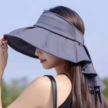 凉感帽子女款春夏季遮阳帽防晒空顶帽高级感时尚防紫外线太阳帽