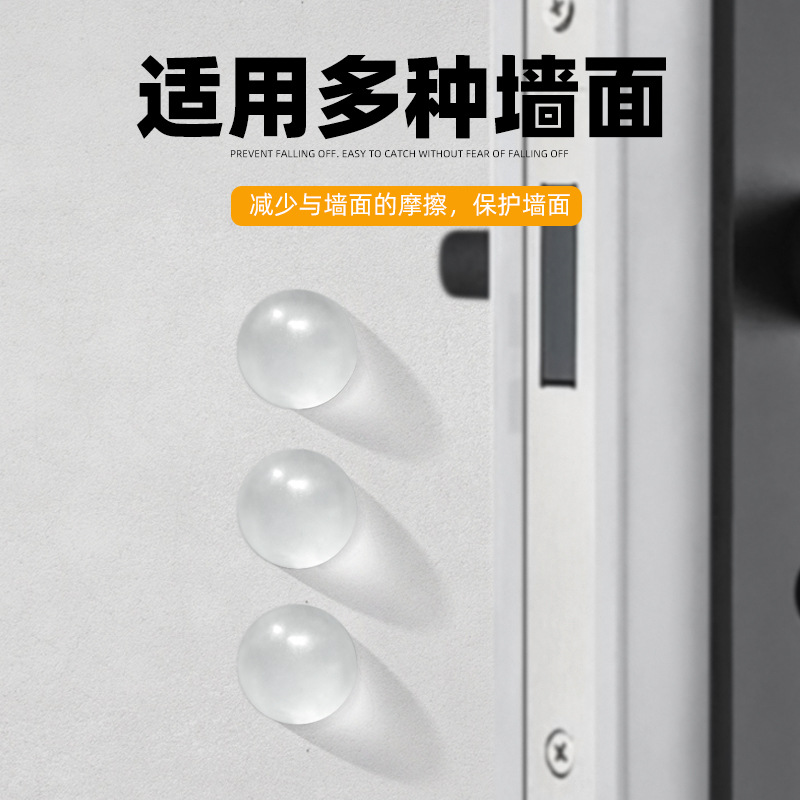 Partículas anticolisión transparente accesorios de muebles de partículas antideslizantes de silicona redonda almohadilla de pie de silicona de absorción de choque mesa y silla Mat