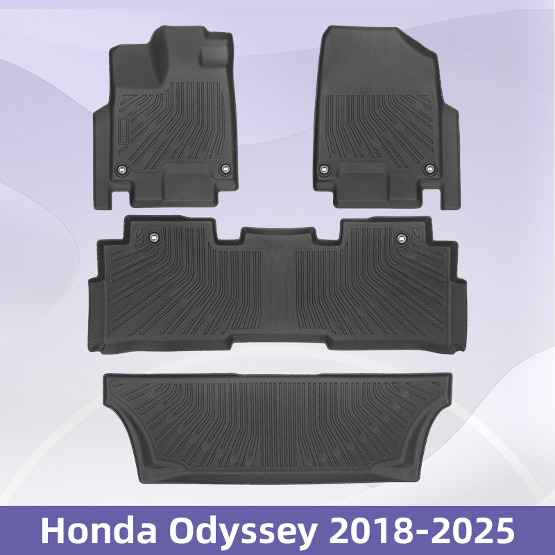 Aplicable a Honda Odyssey 2018 - 2025 TPE Foot Pads 3D All Weather Material Backpack Pad