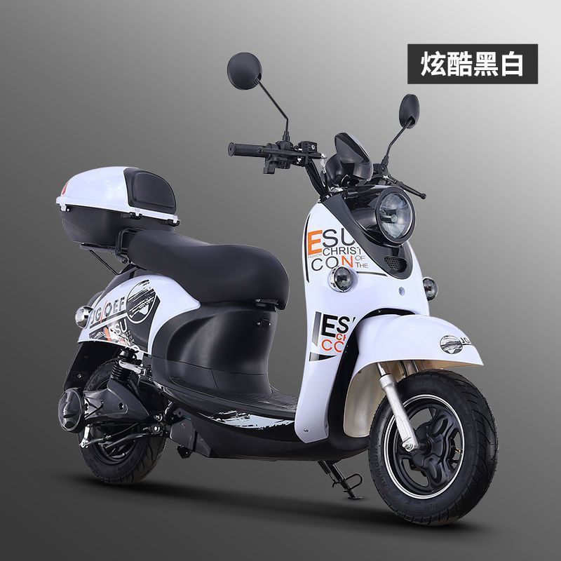 Nueva motocicleta eléctrica 72 tortuga rey transporte batería coche 60 dibujos animados coche eléctrico