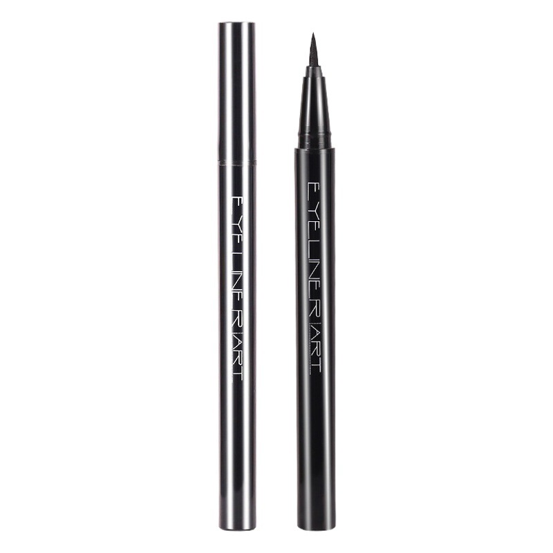 Xixi Cool Charming Liquid Eyeliner Pen for Beginners Quick-Drying Waterproof Not Easy to Smudge Black Brown Eyeliner Sponge Head