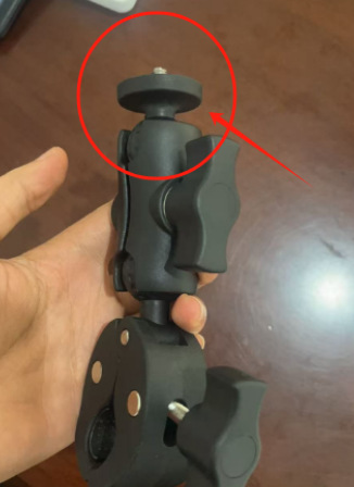 越境専用双頭強力カニ爪クランプ屋外手ぶれ補正オートバイ固定ブラケットスポーツカメラライディングブラケット