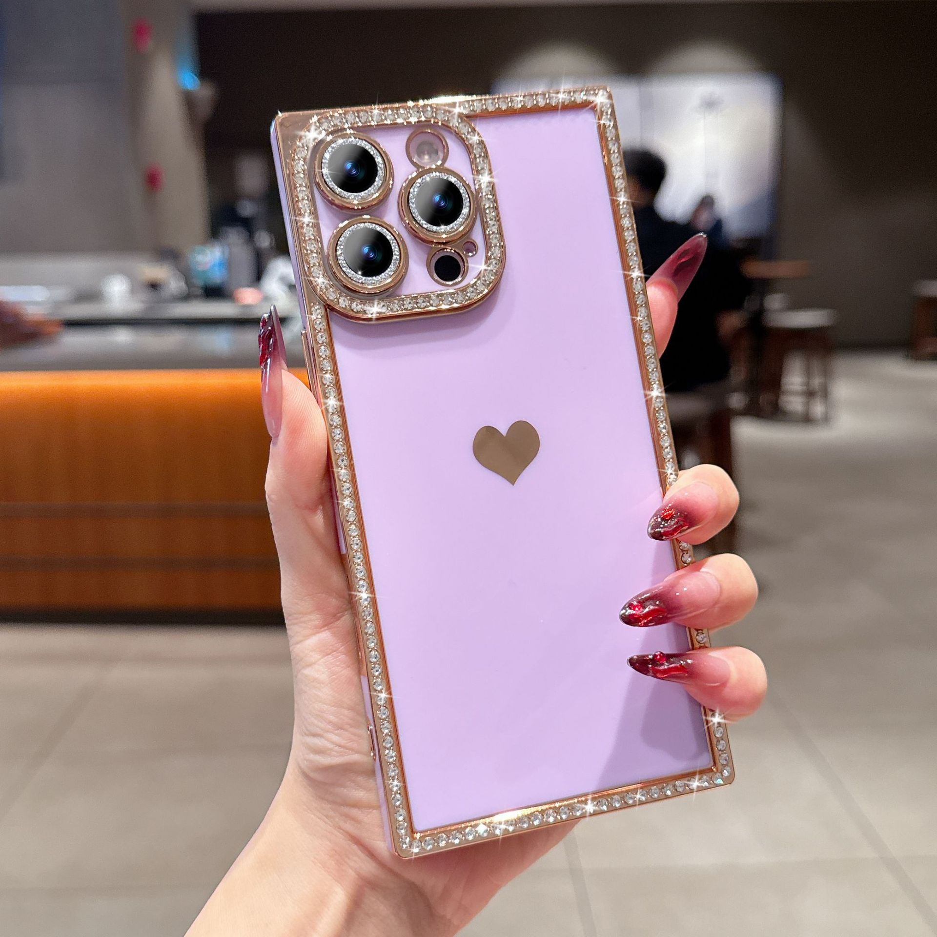 Coque Iphone 17 Avec Bordure Électroplaquée Miroir Anti-chute_voghion.com
